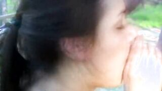 I boned my gf hard outdoors