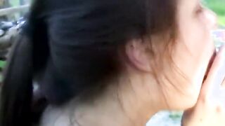 I boned my gf hard outdoors