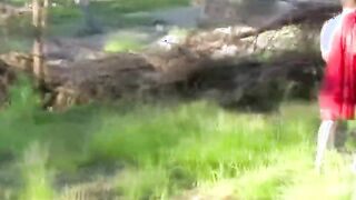 I boned my gf hard outdoors