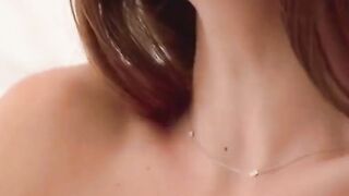 gorgeous brunette forgets house key