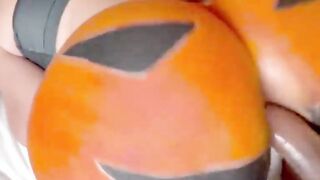 This is How You Raw Anal Fuck A Huge Ass Halloween Pumpkin