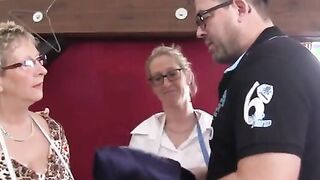 XXX OMAS (Ziska & Erna) Awesome Threeway With two babe