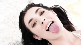 Lubed Up Tight Snatch hot Briston Moreau Fucks Thick Penis