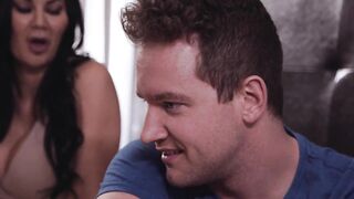 Curvy MILF Jasmine Jae riding Van Wylde's big boner