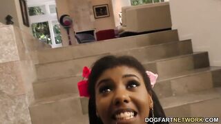Ebony Daizy Cooper Does Anal For Job
