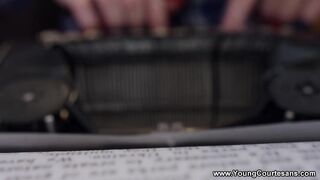 Young Courtesans - Anal sex with courtesan girlfriend Lana Roy