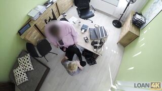 LOAN4K. Tender angelface gets indulged in hardcore action for cash