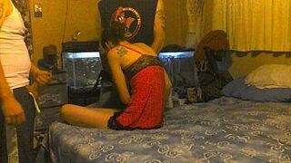 amateur ex-ex-wife shared and used by two guys and gets