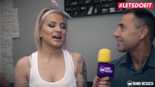 LETSDOEIT - #Dana Jayn - Huge Titties German Blondie Takes It