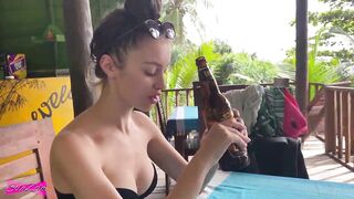 Quick oral sex into the bush - Solazola