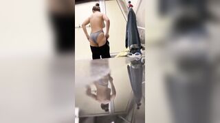 19 Year Mature changing at the swimming pool 3