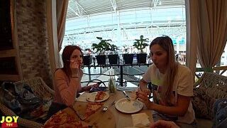 Remote Sex Sex Toys Inside two Goddess Girls - SFW Public Fun