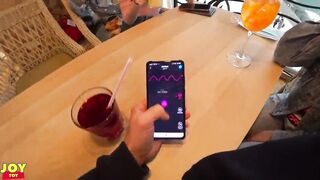 Remote Sex Sex Toys Inside two Goddess Girls - SFW Public Fun