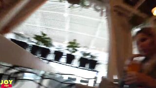 Remote Sex Sex Toys Inside two Goddess Girls - SFW Public Fun