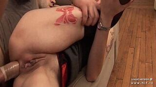 Amateur french red fellatio housewife sodomized with ass to mouth