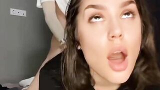 Hot Student gives Blowjob and Rides Cock