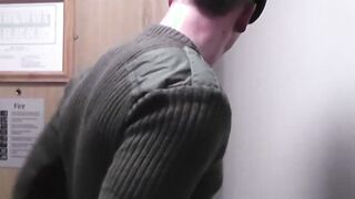 Inked dick muncher blasted with cream