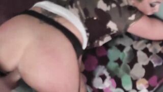2 turned on babes taste a soldiers penis