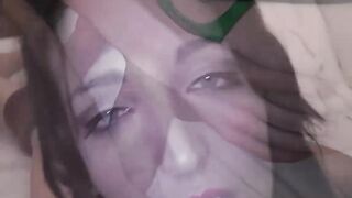 Liz Barcelona slammed rough by 2 giant dicks inside threeway