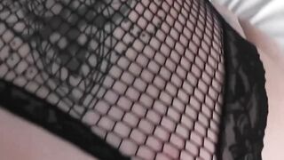 Inked amateur blows and riding a fat dick point of view on the couch