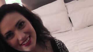 Inked army Bombshell with huge butt slammed rough into pov