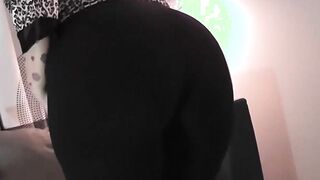 Inked army Bombshell with huge butt slammed rough into pov