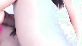 Busty Latina masturbates and squirts on webcam