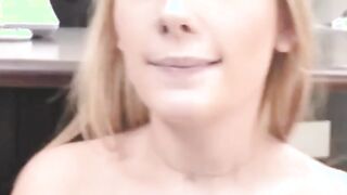 tight blond teen rides cock for first time