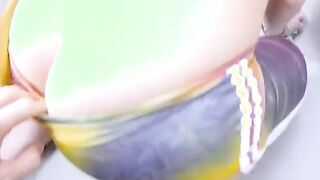 blonde stepsister gags on my dick