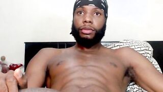 Perfect Black Snake masturbating Part 3