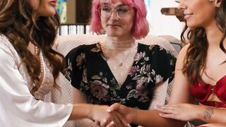 Tranny fucks hot angel and big ass devil