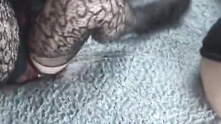 lesbo amateurs in sexy lingerie lick and finger fuck pussy