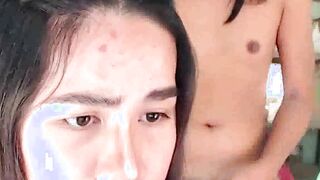 Horny Shemale Lovers Fuck Wildly On Cam