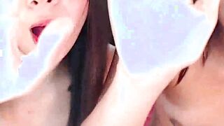 Horny Shemale Lovers Fuck Wildly On Cam