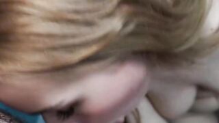 Big Tit blonde did not come over to study