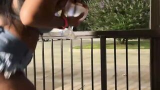 ambitious ass is wild asf thick texas freak back ready for pimpin into ah bonnet