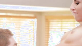 gooey facial for petite teen natasha white