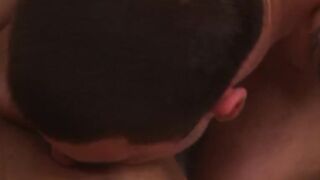 Blonde shemale Aubrey Kate anal rammed