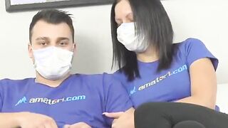 the horny couple is not afraid of coronavirus