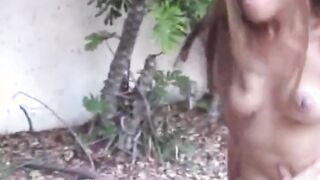 petite black teen paid cash to fuck white boys outdoors pov