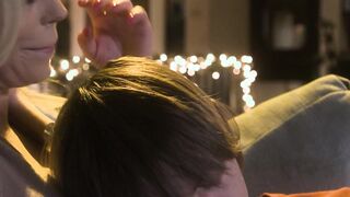 Confidence boost by big tits stepmom