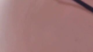 teen licks jizz from pounded pussy