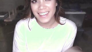 asian teen keilani gives an amazing pov blowjob