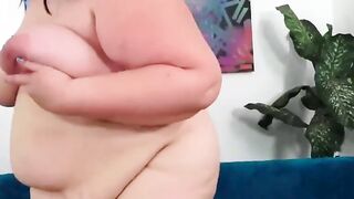 Hefty Becki Butterfly Sits Her Fat Butt on His Face and Dick