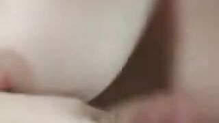 Racy bimbo licking nuts