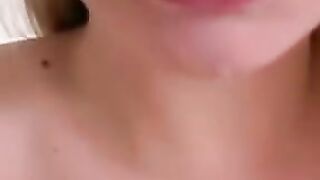Blonde big boobed is blow job master