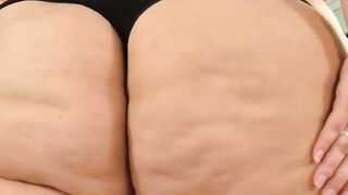 Hefty Honey Erin Green Shows Off Her Fat Body Before Sucking Off and Screwing a Dude
