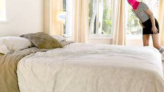 petite girl caught trespassing and fucked