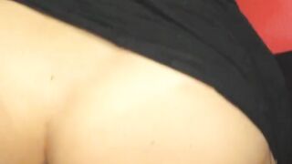 brother creeps up on hot stepsister in yoga pants from behind