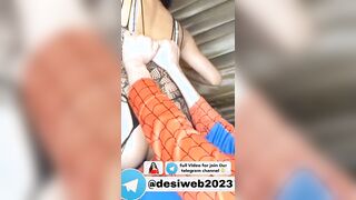 Indian Spiderman fuck Hot Girl doggystyle